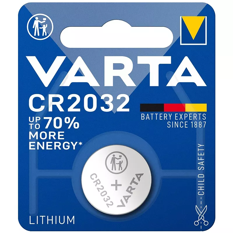 Batterie VARTA Knopfzelle, CR2032, 1 St�ck