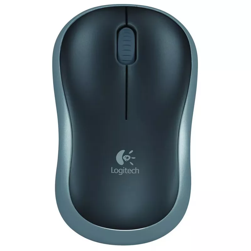 Maus Logitech M185 swift grau, USB Nano