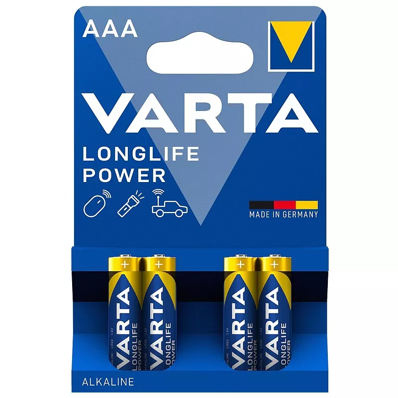 Batterie VARTA Longlife Power, AAA (LR03), 4 Stk.