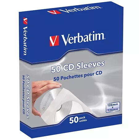 CD/DVD Papierh�llen, Verbatim, 50 Stk.