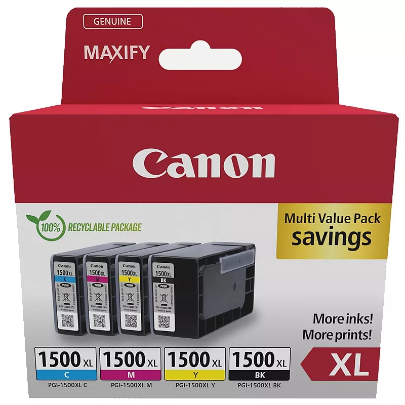 Canon-Patrone Nr. 1500, PGI-1500 XL, Multipack