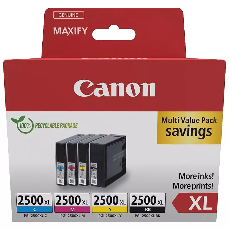 Canon-Patrone Nr. 2500, PGI-2500 XL, Multipack