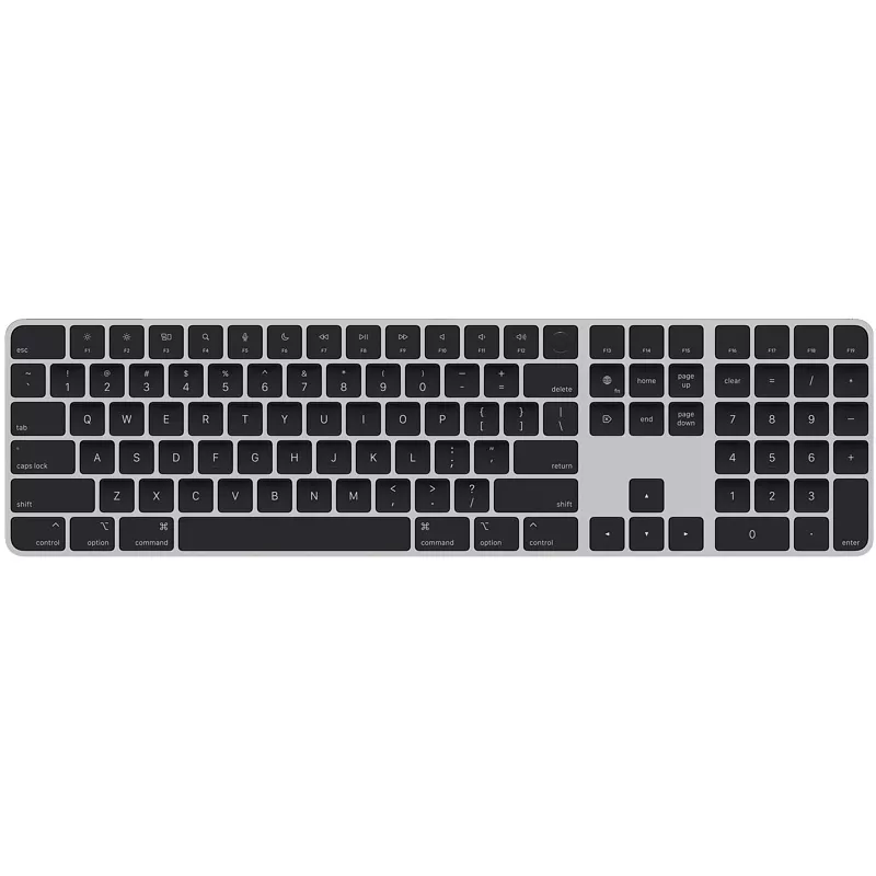 Apple Magic Keyboard mit Touch ID und Ziffernblock, schwarz, CH (USB-C)