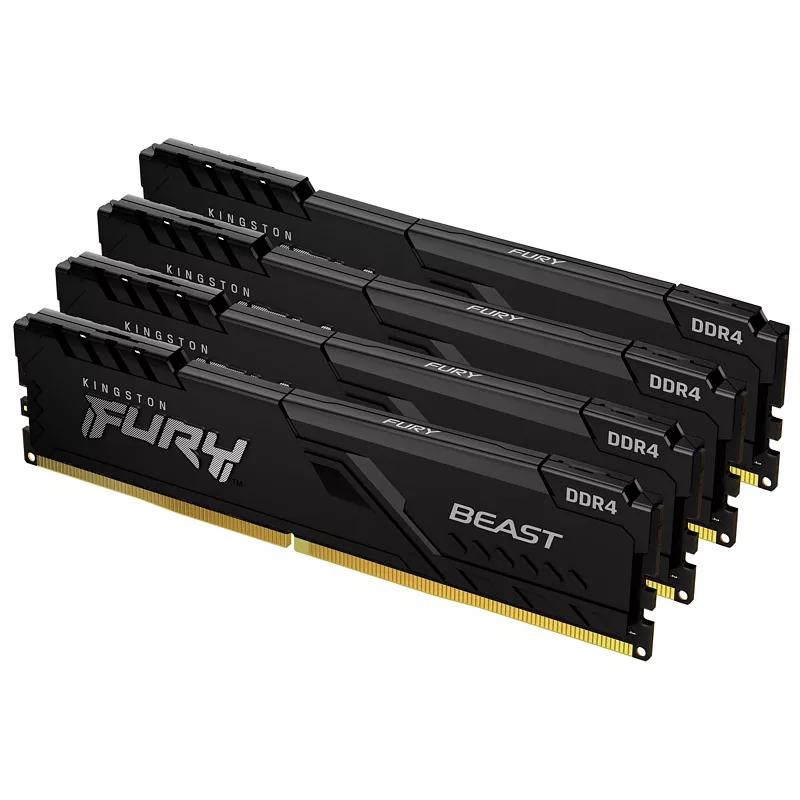 DDR4, Kingston Fury Beast 3200Mhz, 128GB (4x32)