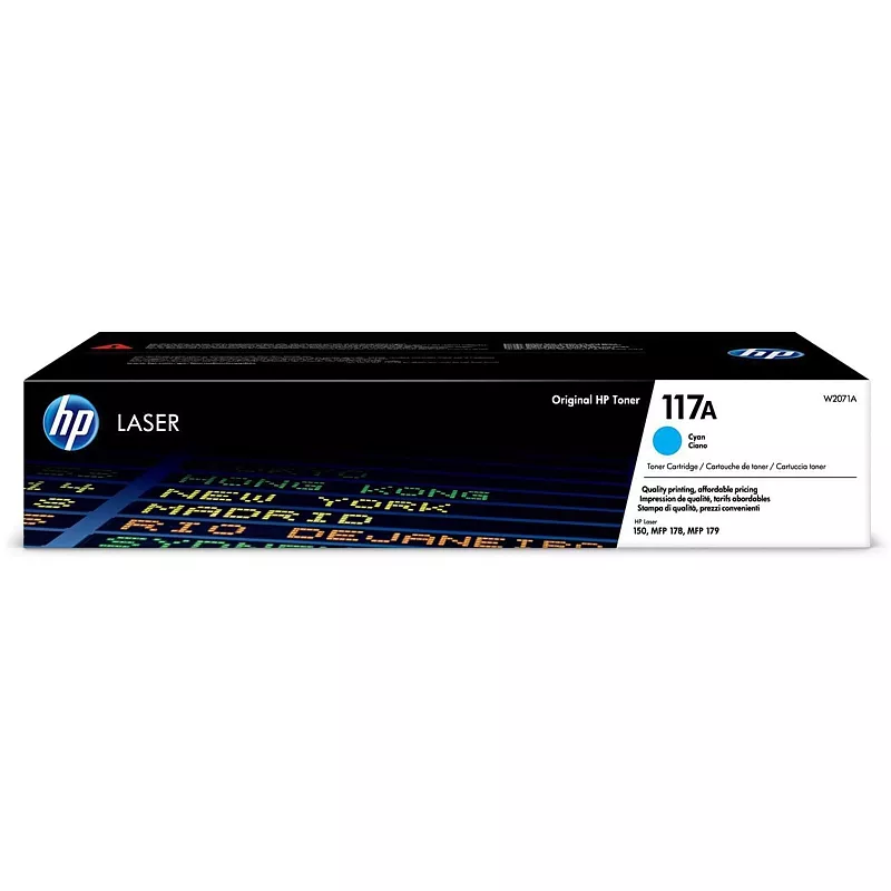 Laser-Toner HP W2071A / 117A cyan