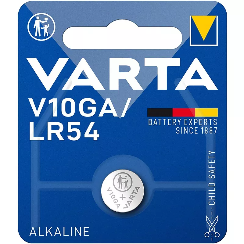 Batterie VARTA Knopfzelle, V10GA LR54, 1 St�ck