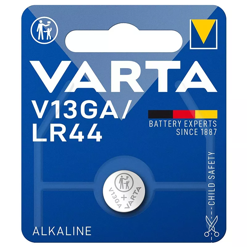 Batterie VARTA Knopfzelle, V13GA LR44, 1 St�ck