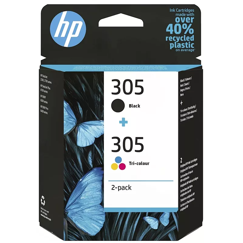 HP-Patrone Nr. 305, 6ZD17AE, 2-Pack