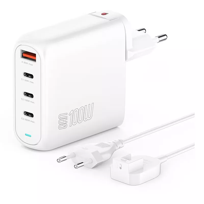 Wandladeger�t 4smarts, 4x USB (3x Typ-C) 100W