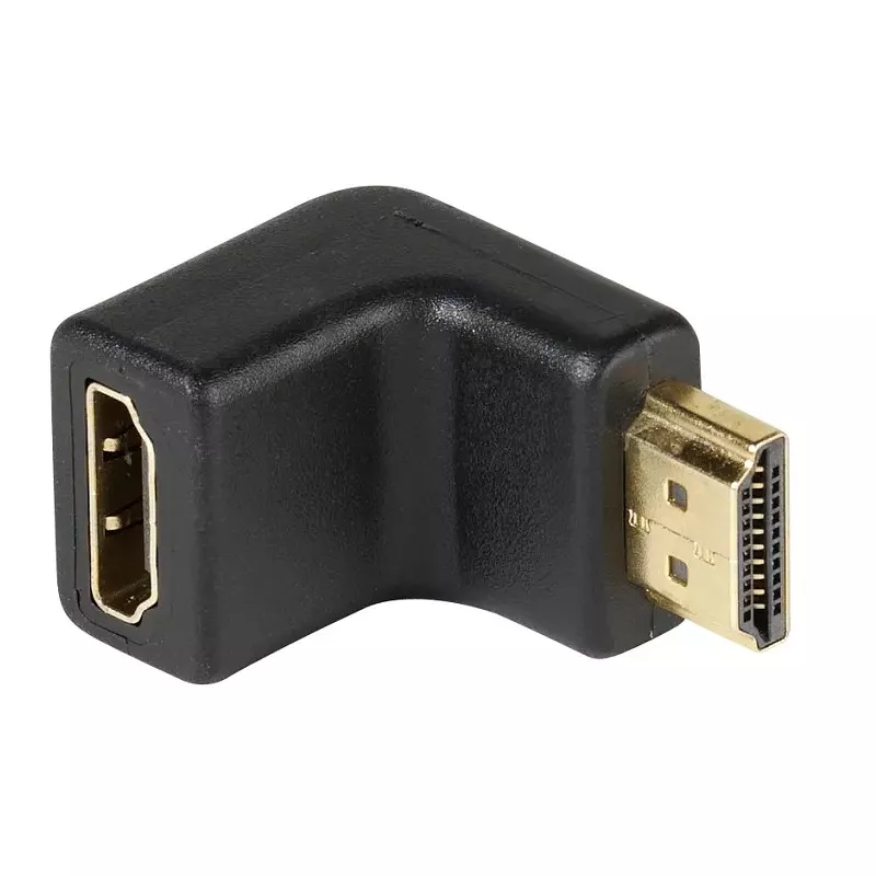 Adapter HDMI Stecker / HDMI Buchse, Winkel 90 Grad