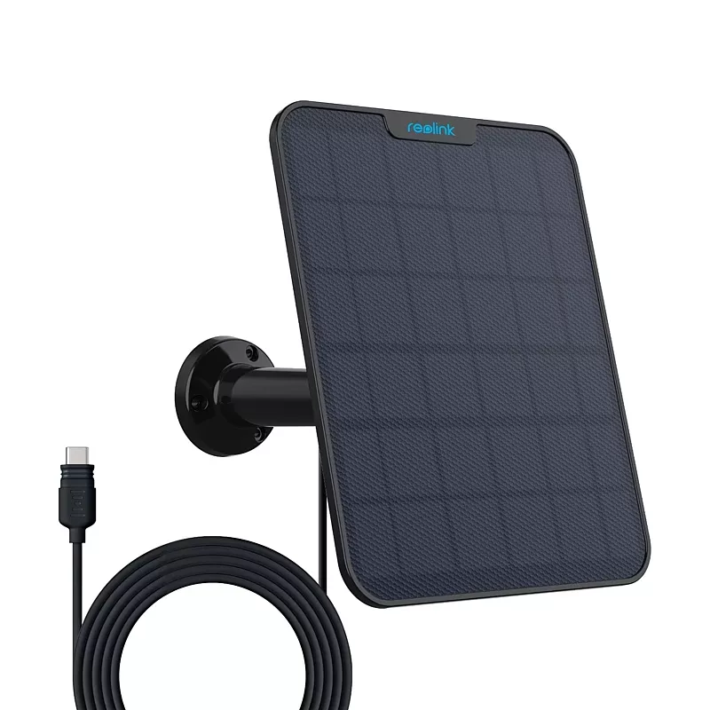 Netzwerkkamera Zubeh�r Reolink Solarpanel 2 mit USB-C, schwarz