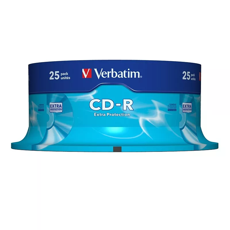CD-R Verbatim, 0.7GB, 52x Speed, 80Min, Spindel (25 St�ck)