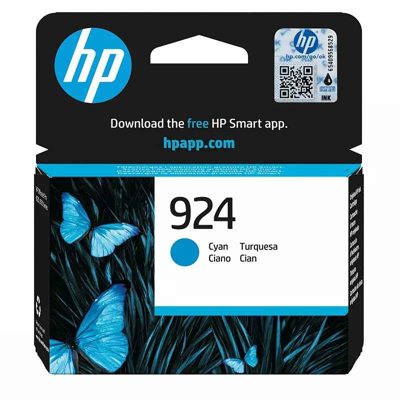 HP-Patrone Nr. 924, 4K0U3NE, cyan