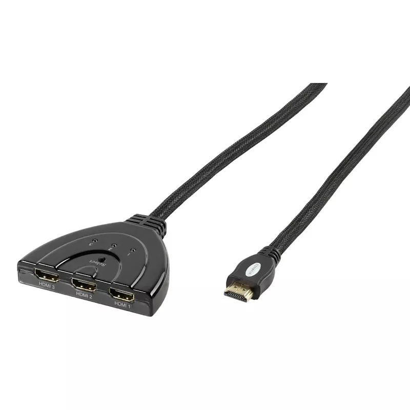 HDMI Switch, 3 Port, Vivanco, 4K/60Hz