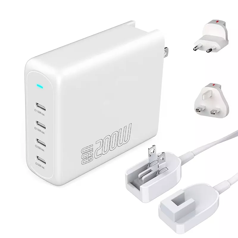 Wandladeger�t 4smarts, 4x USB (Typ-C), 200W