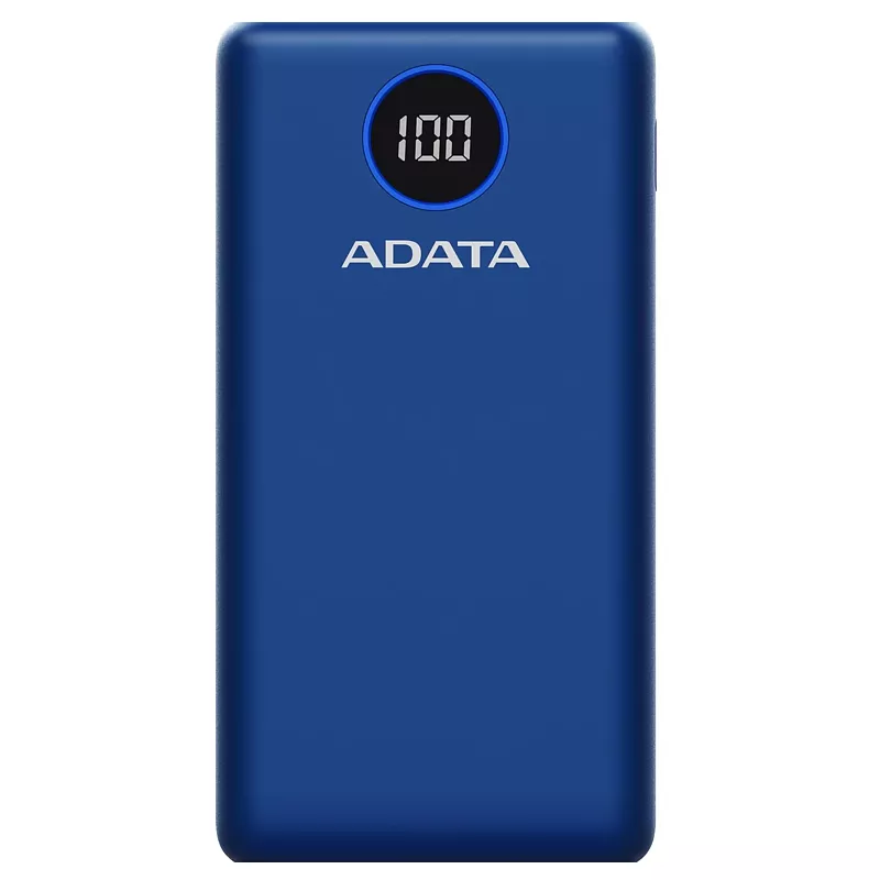 Powerbank 20000mAh, ADATA P20000QCD, blau USB-C