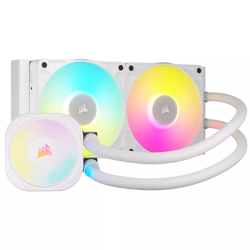 CPU Wasserk�hlung Corsair iCUE LINK Titan 240 RX RGB, weiss