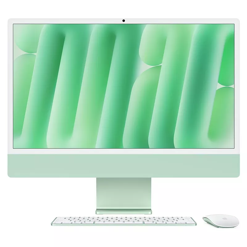 Apple iMac 24 Zoll (2024), M4 CPU, 10-Core GPU, 512GB SSD, 16GB RAM, gr�n