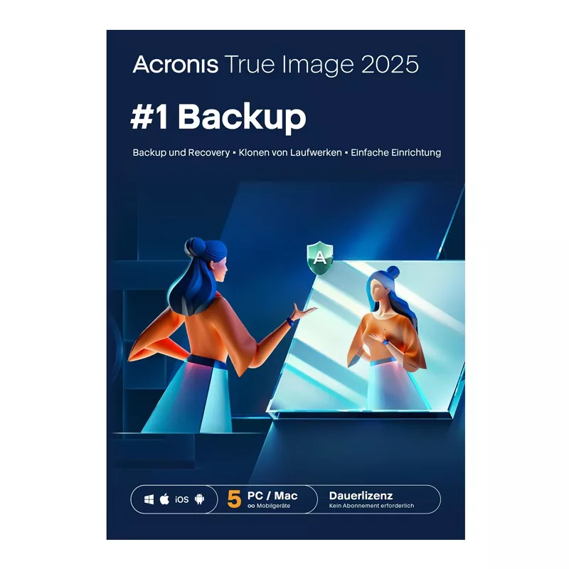 Acronis True Image 2025, unbegrenzt, 5 Ger�te