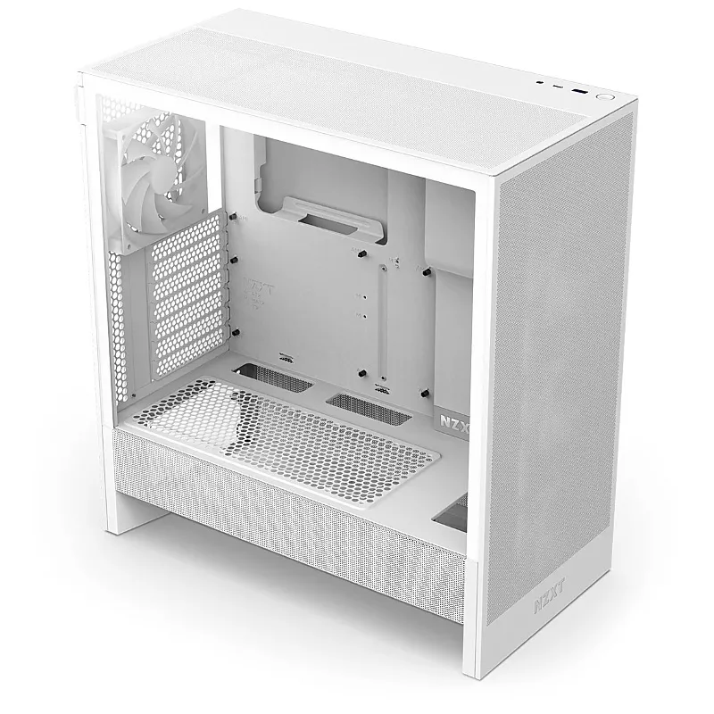 PC Geh�use, NZXT H5 Flow v2, weiss