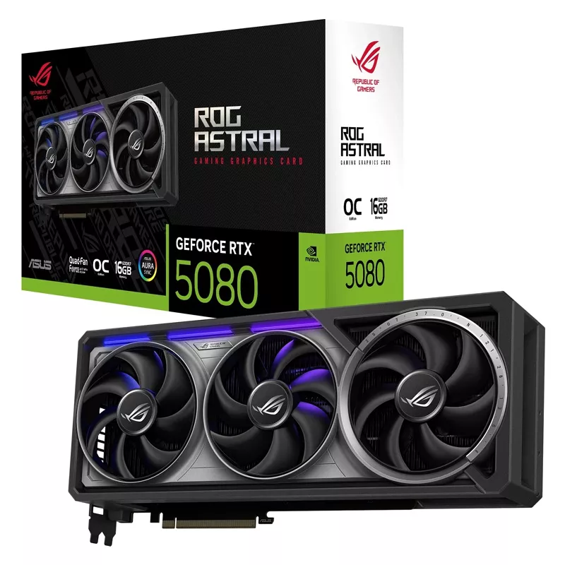 Grafikkarte RTX5080 ASUS, 16GB ROG Astral OC