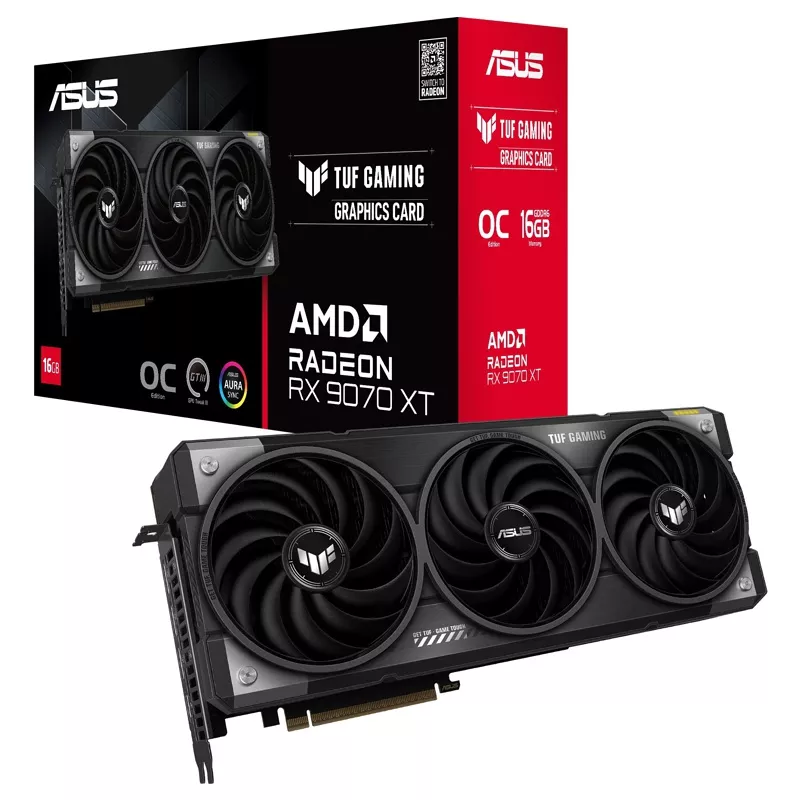 Grafikkarte RX 9070 XT ASUS, 16GB TUF OC