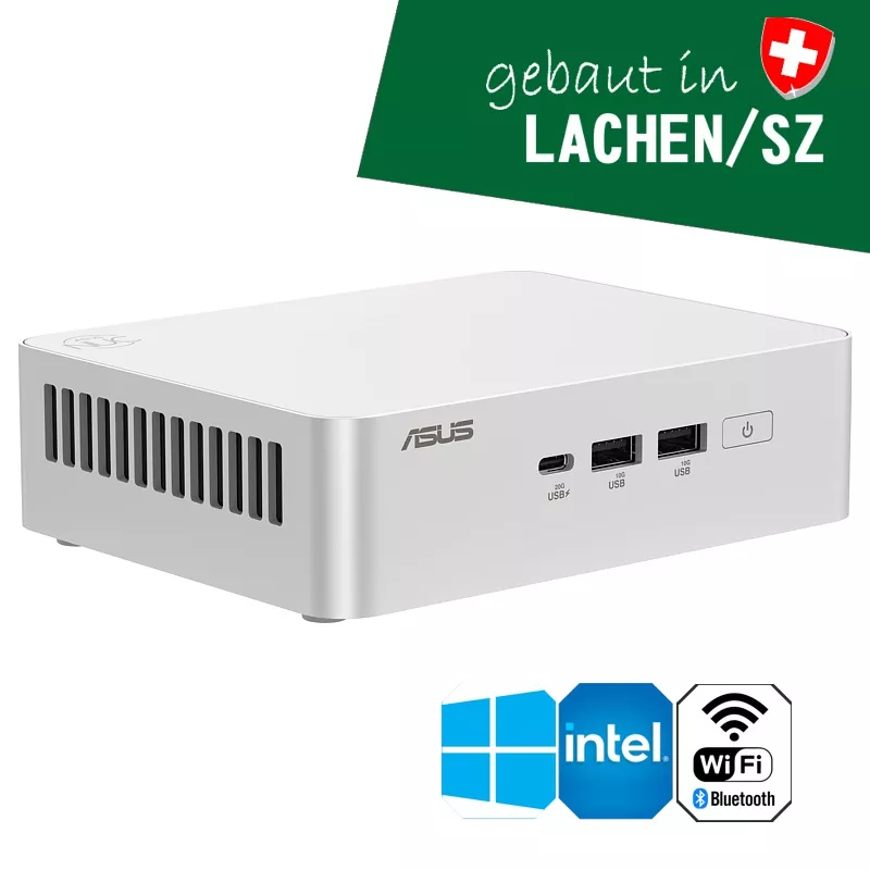ALCOM Mini-PC Intel Ultra 9 285H, 64GB RAM, 2TB SSD, weiss