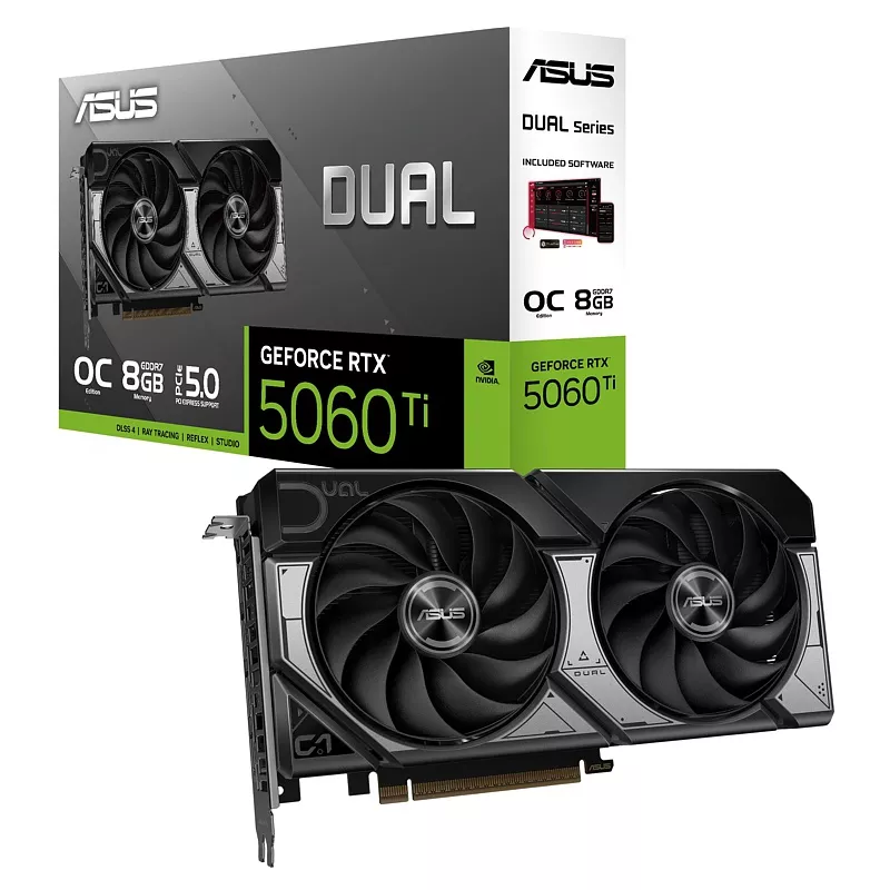 Grafikkarte RTX5060Ti ASUS, 8GB DUAL OC