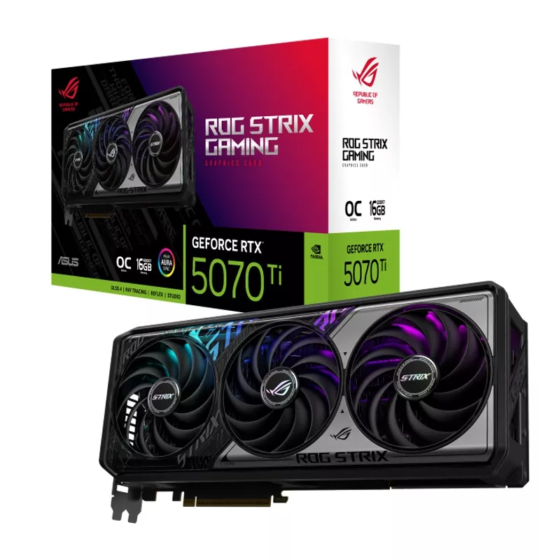 Grafikkarte RTX5070Ti ASUS, 16GB ROG Strix OC