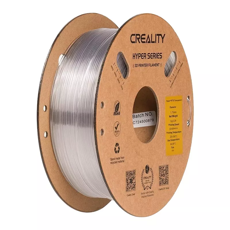 3D-Drucker Creality Filament PETG Hyper transparent