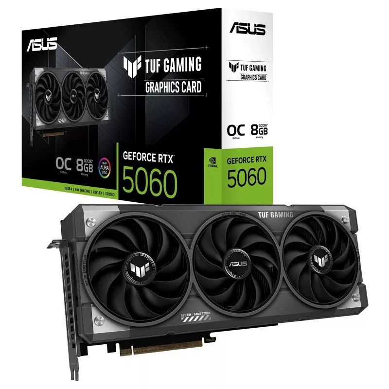 Grafikkarte RTX5060 ASUS, 8GB TUF OC