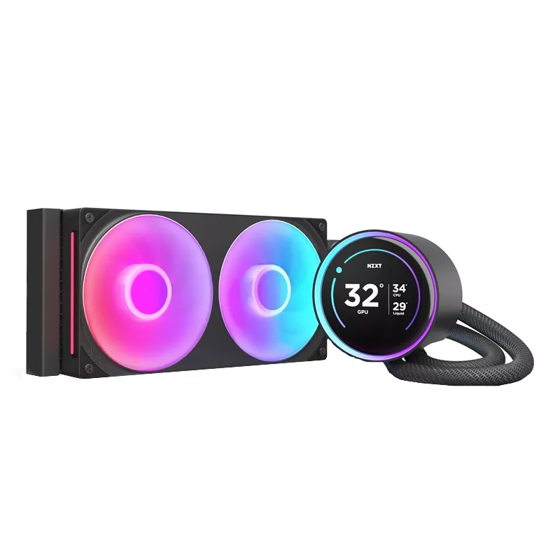 CPU Wasserk�hlung NZXT Kraken 240 RGB Elite, schwarz