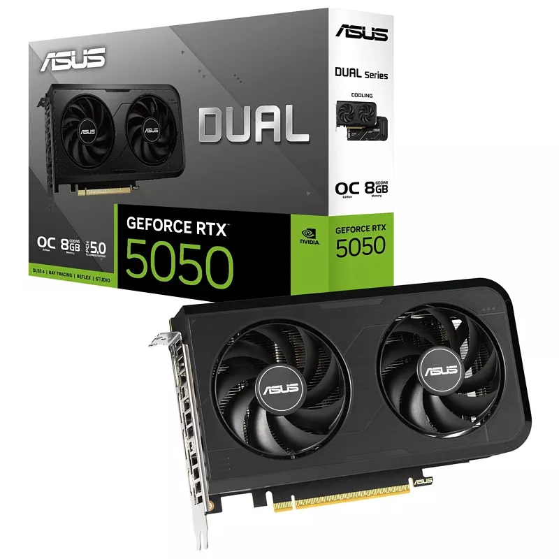 Grafikkarte RTX5050 ASUS, 8GB DUAL OC