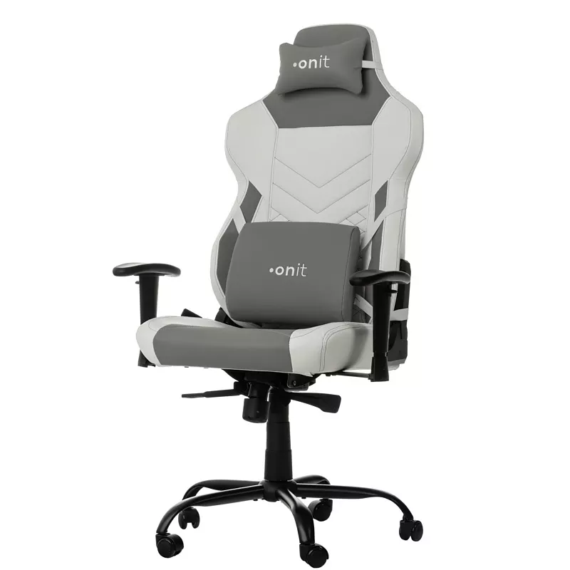 Gaming Seat onit, weiss/grau