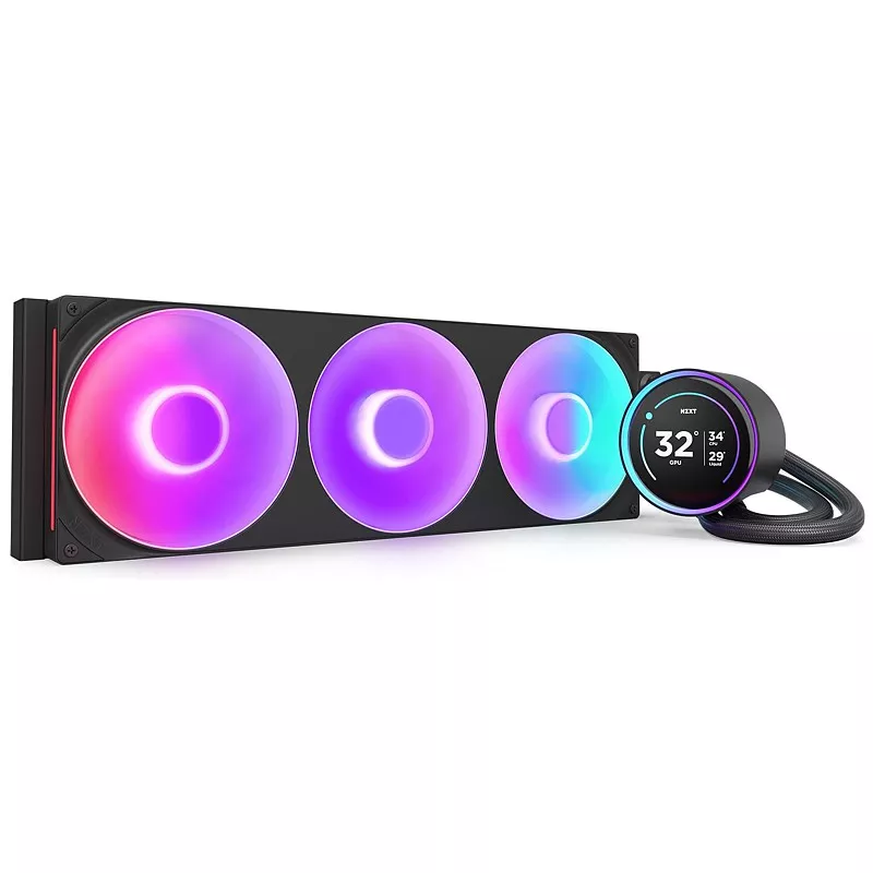 CPU Wasserk�hlung NZXT Kraken 420 RGB Elite, schwarz