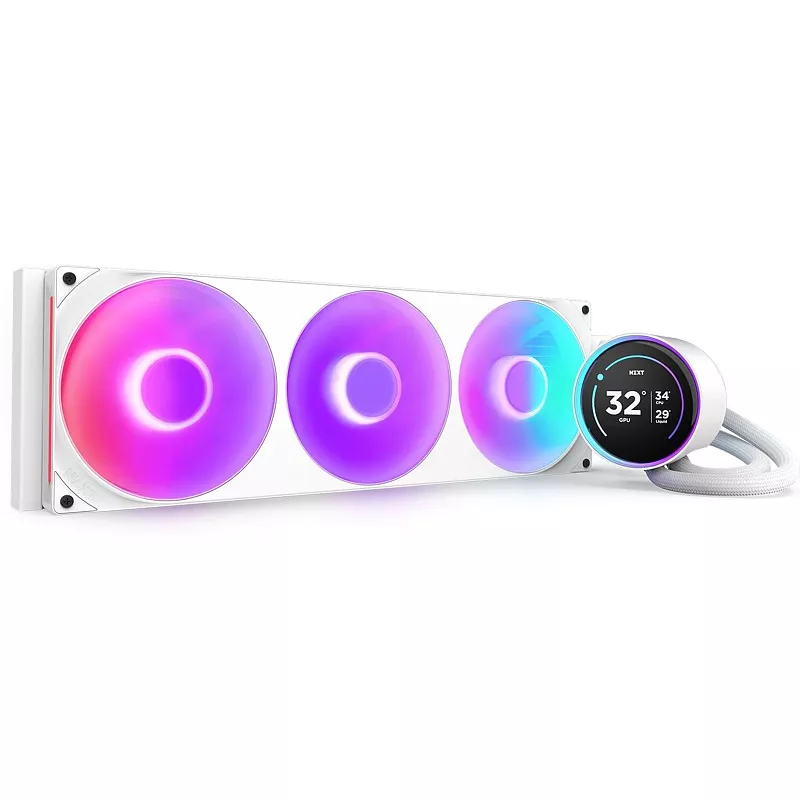 CPU Wasserk�hlung NZXT Kraken 420 RGB Elite, weiss