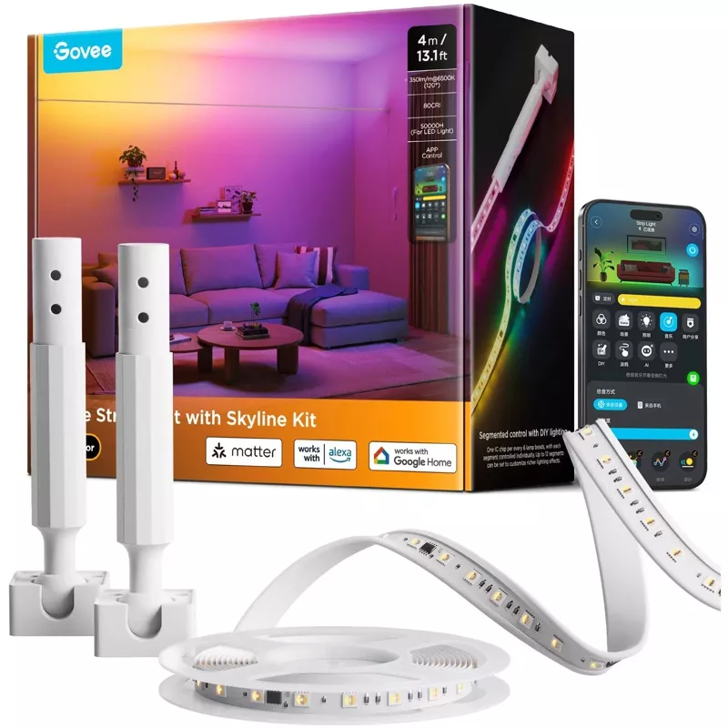 LED Beleuchtung Govee LED Stripe RGBICWW Skyline Strip Light