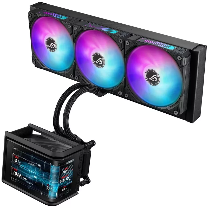 CPU Wasserk�hlung ASUS ROG Ryuo IV SCL 360 ARGB, schwarz