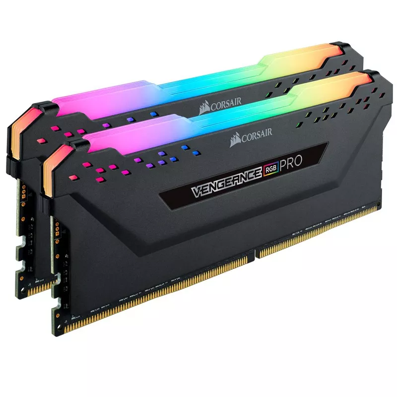 DDR4, 32GB, 2933Mhz Corsair Vengeance RGB PRO Black iCUE (2x16GB)