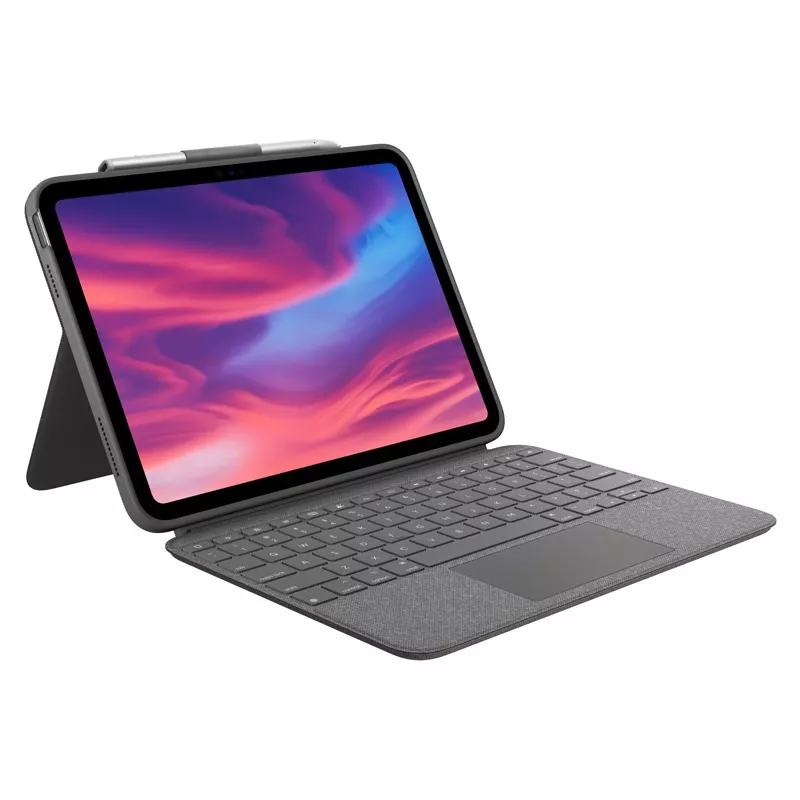 Tastatur-Cover Logitech Combo Touch zu iPad 11 (11th Gen., 2025), grau