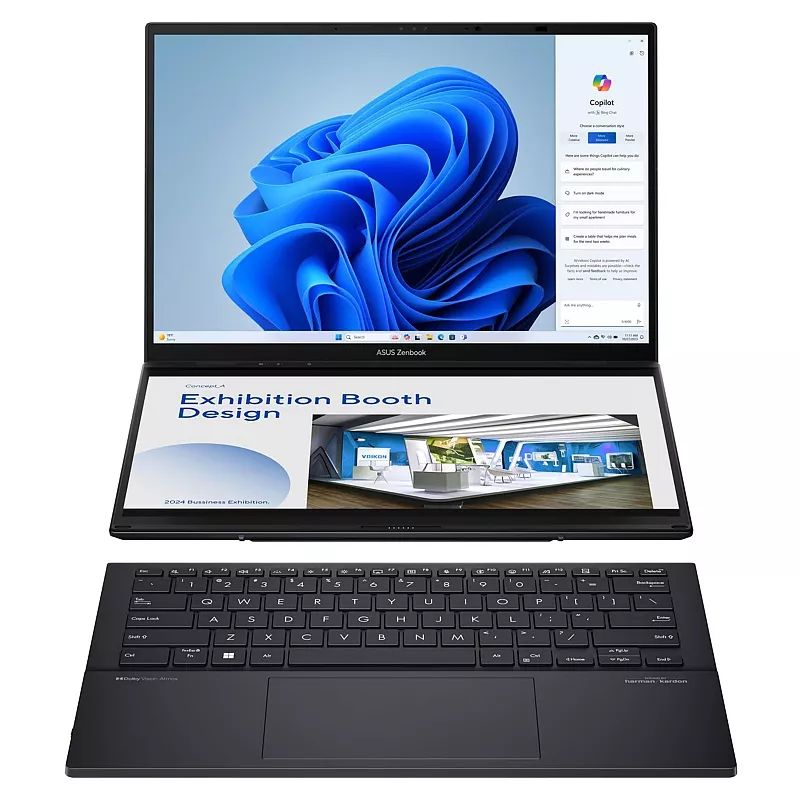 Notebook 14.0, ASUS Zenbook Duo OLED, UX8406CA-PZ961W, i9, 32GB RAM, 1TB