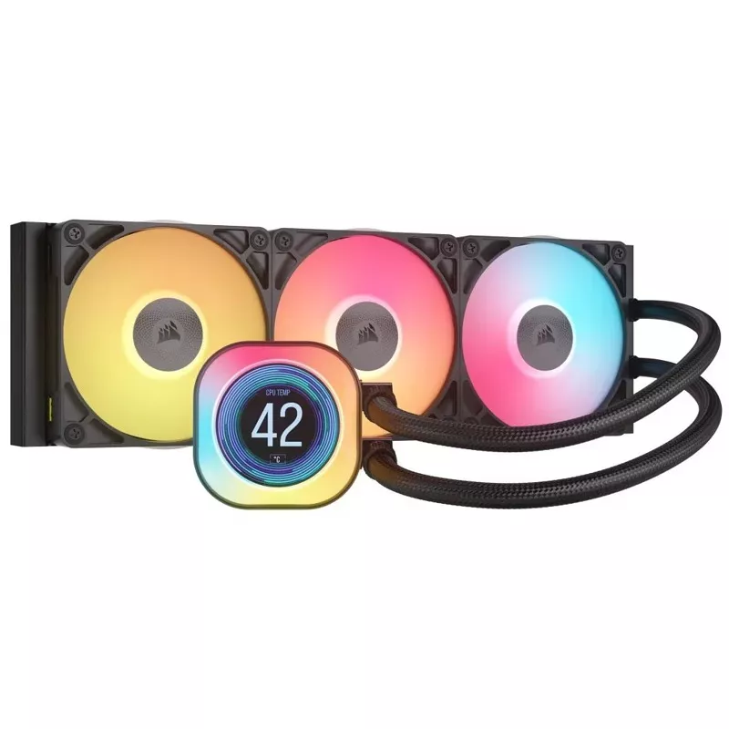CPU Wasserk�hlung Corsair iCUE LINK Titan 360 RX LCD, schwarz