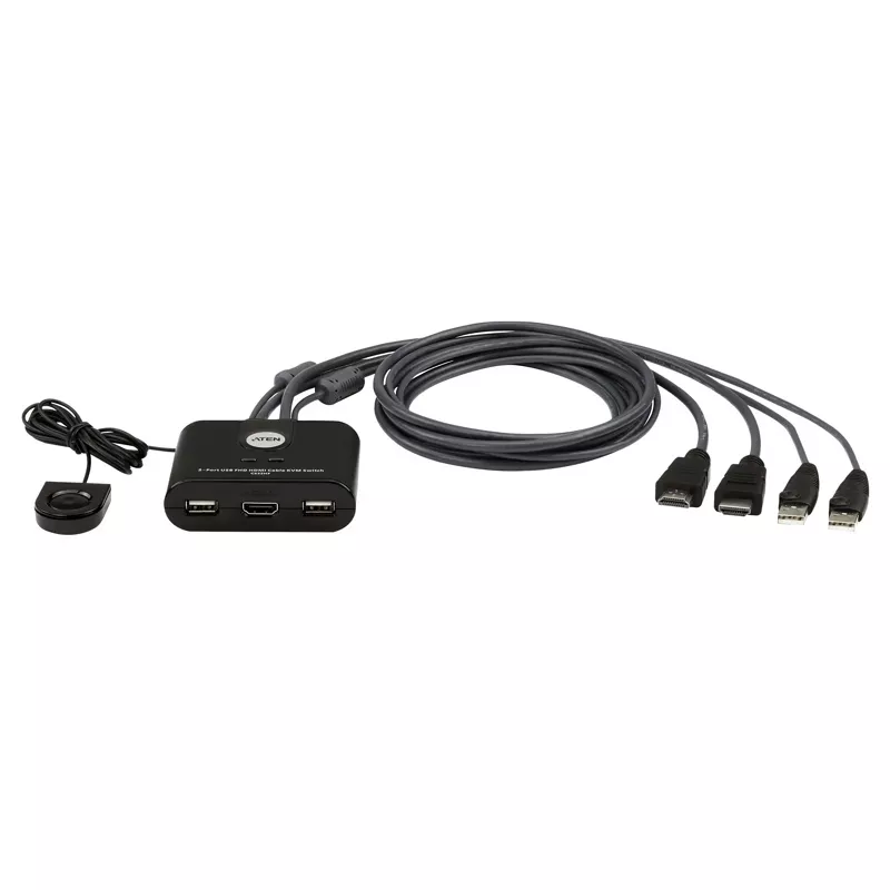 KVM Switch Aten CS22HF, 2x HDMI, 2x USB