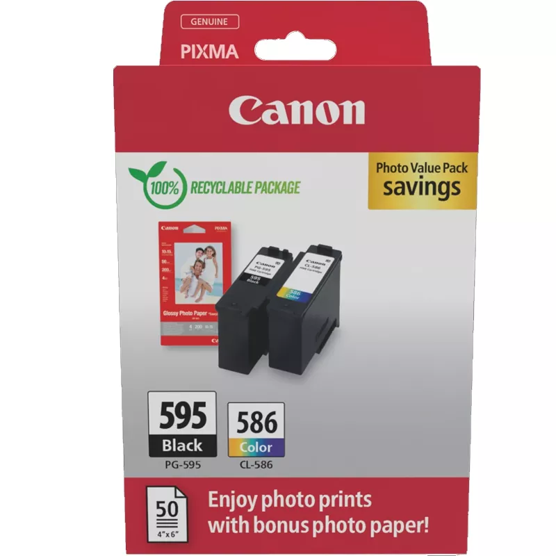 Canon-Patrone Nr. 586/595, CL-586/PG-595 Multipack