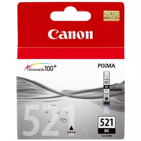 Canon-Patrone Nr. 521, CLI-521BK, schwarz
